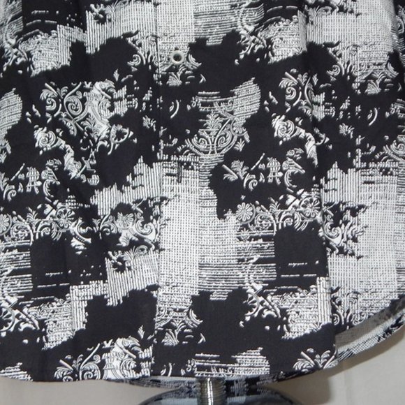 Robert Graham GAMBLE Men’s Button Front Long Sleeve Shirt Black Abstract LRG NWT - Picture 7 of 9